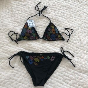 NWT Victoria Secret black bikini